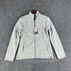The American Outdoorsman Jacket For Women Small Full Zip Gray Knit NEW Pockets
